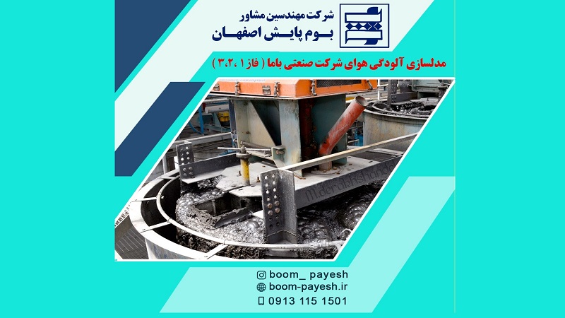 مدلسازی آلودگی هوای شرکت صنعتی باما | مشاور محیط زیست